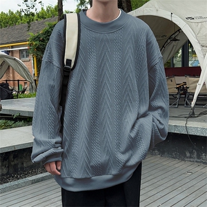 M-6XL 毛衣圆领男士针织衫百搭毛线衣男XZ109-W23623-P55图片