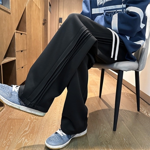 港风高品质休闲裤男裤宽松卫裤束脚休闲裤MYK24-9789-P45图片