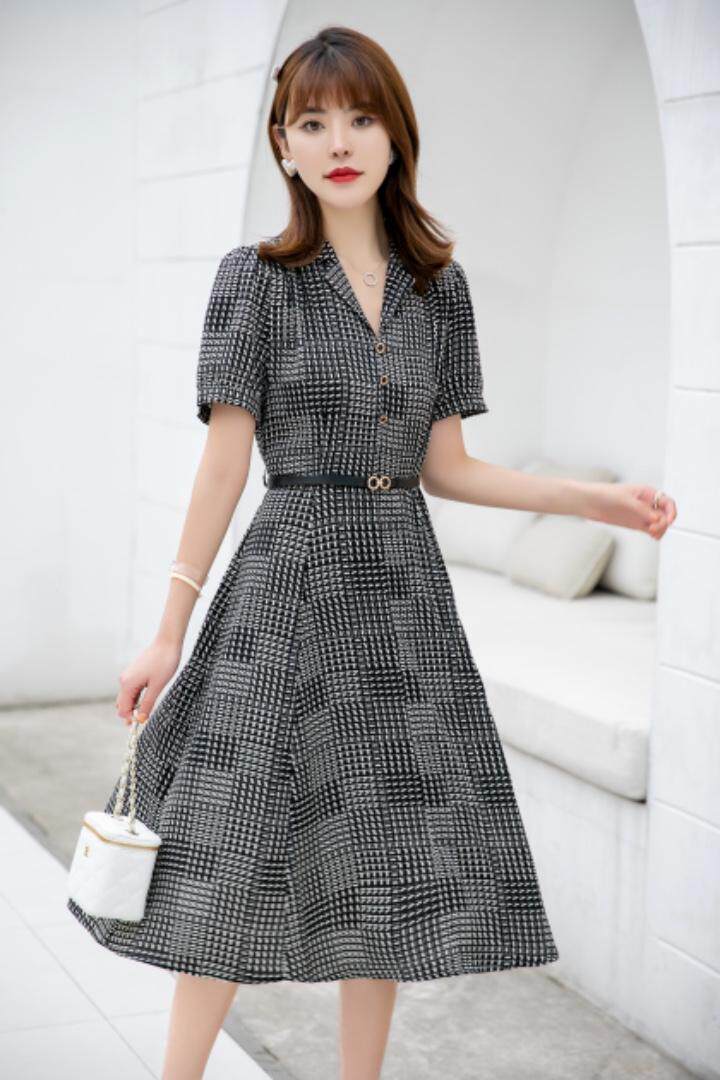 现货供应：南韩丝连衣裙M一XXL，女装连衣裙，拉思维加丝