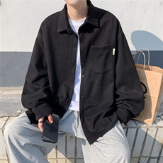 男纯色衬衫潮流气质长袖青春流行文艺新款日系J582P40，男装衬衫，星座1116-2