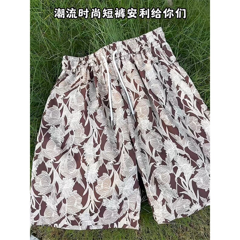 港风夏日百搭潮酷时尚短裤个性薄款冰丝速干短裤K783TP20控38,男装牛仔裤,电商A102B