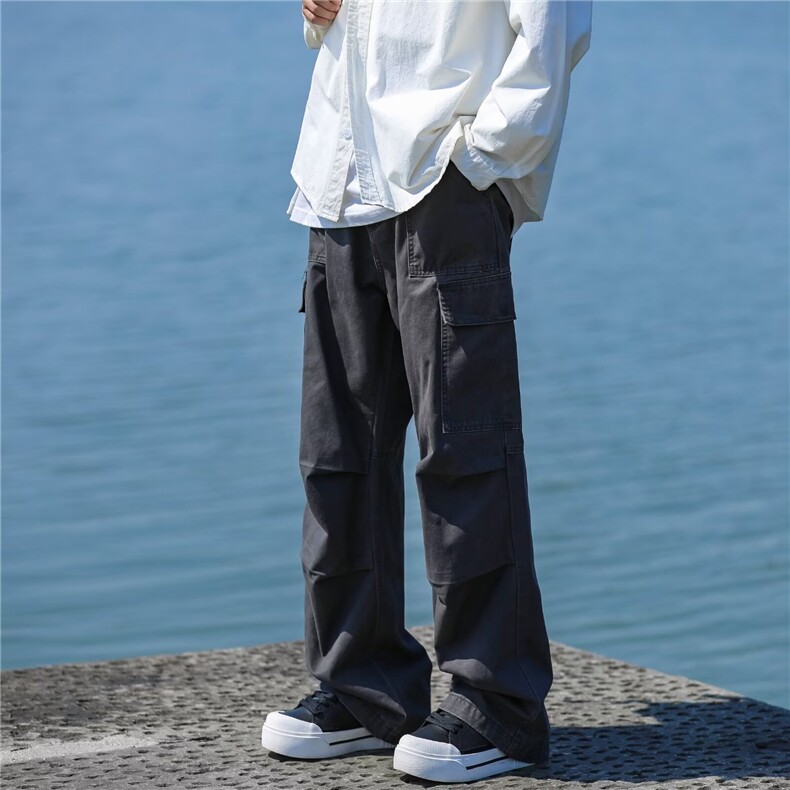 休闲裤男士夏季工装裤子2024新款夏天薄款男生青少年长裤U27/P55,男装休闲裤,星座506