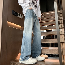 直播品质渐变牛仔裤微喇叭B342-K9004-特P50控68，男装牛仔裤，电商B342