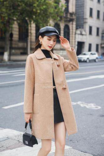 冬季新款，菠萝呢外套，女装，艾伊贝雪