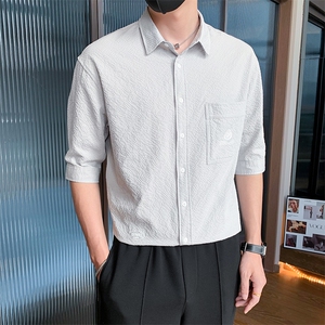23年男士短袖衬衣 A210-CS11-P55图片