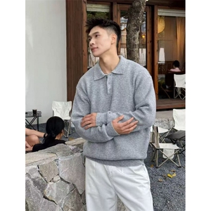 网图慎用B216MY5156P652025秋冬男POLO领毛衣针织衫潮男