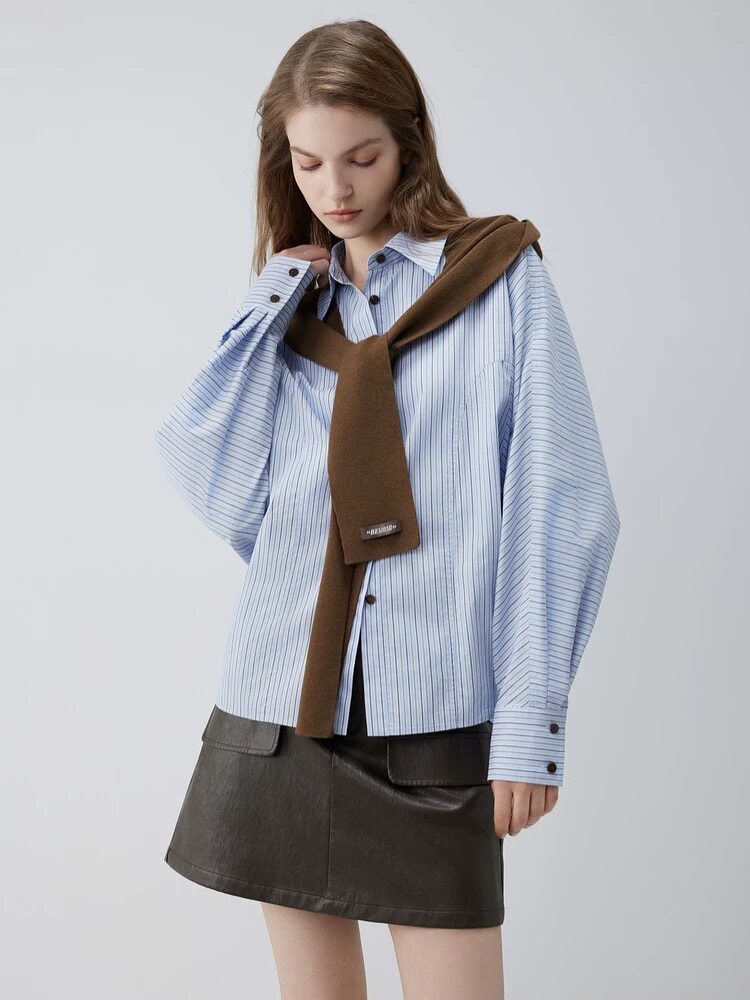 2025年秋季时尚百搭通勤简约休闲披肩，披肩，湘姗