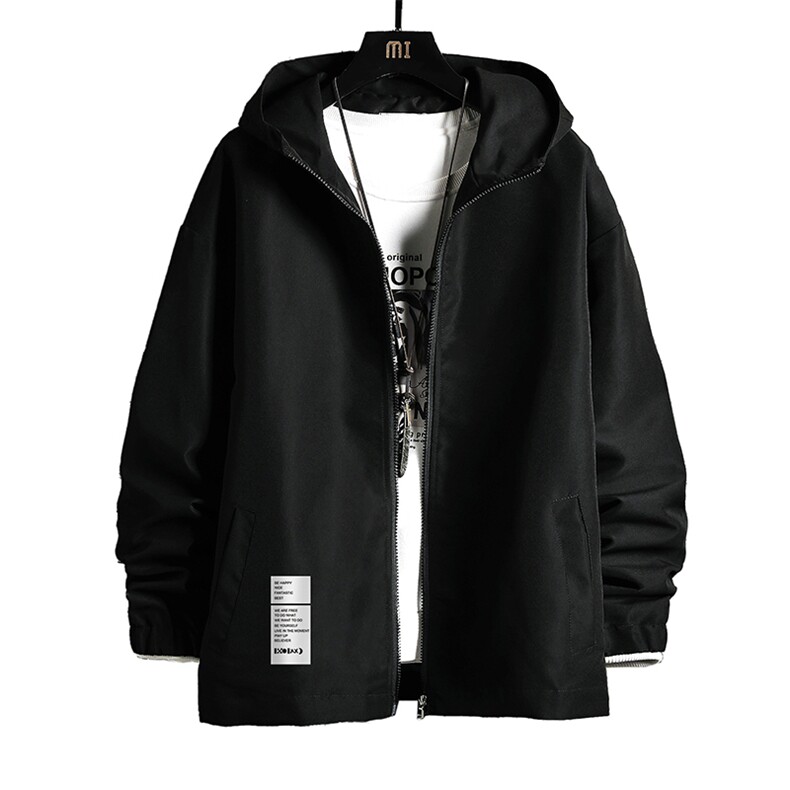 JK65045-P45连帽夹克男大码胖子棒球服上衣外套网格挂拍,男装夹克,电商A040A