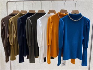 磨毛加厚泡泡袖打底衫,其它,Balance Studio