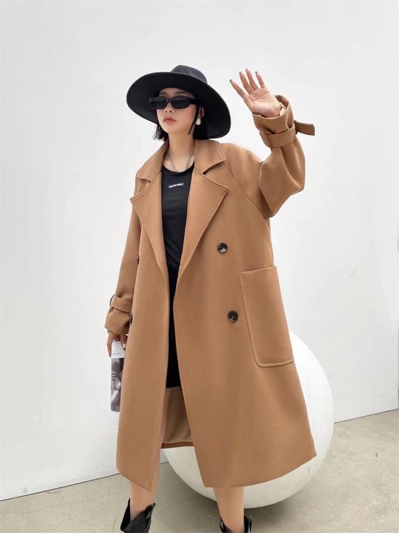 新款静纺大衣火爆补单中，二色四码，其它，佰尚仑