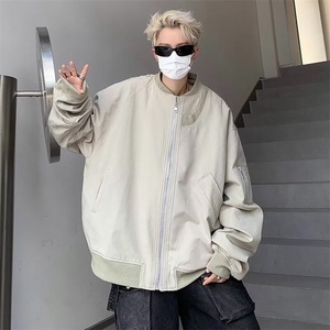 DW01-P60爆图春秋新款2024工装夹克男女百搭外套棒球服-网图现货图片