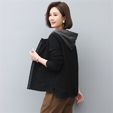2025年春秋季新款韩版宽松显瘦短外套女士短款长袖开衫棒球服女棉，女装短外套，忆绮罗
