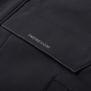 AL81001冬季男士派克服可脱卸兔毛内胆银狐毛领中长款风衣P900,男装皮衣,电商B360