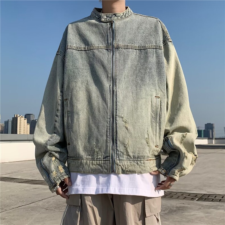 时尚文艺简约慵懒潮流气质百搭新款ins原宿流行日系,男装夹克,星座1210-1