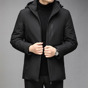冬季男士纯色保暖面包服中青年男休闲连帽可脱卸棉衣GR3582-P125，男装棉衣，电商B212（原钱塘6029）