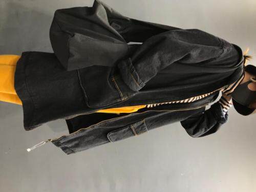 印花牛仔棉服，女装棉衣/棉服，怪怪树