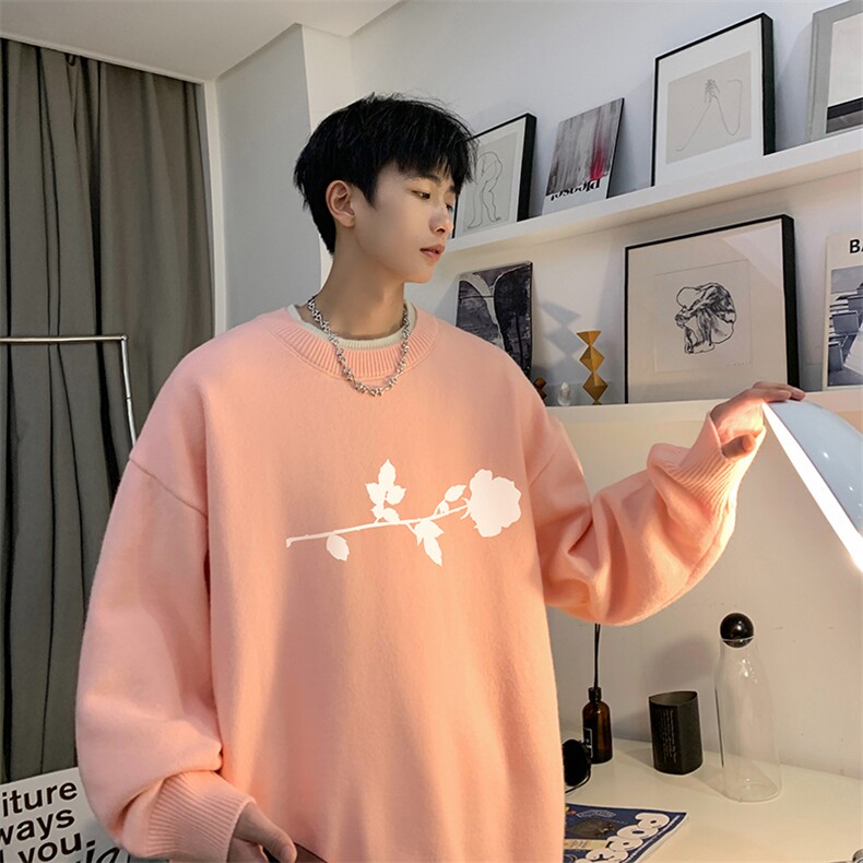 假两件毛衣男大码加绒针织衫男毛线衣M80360-P55加绒P70,男装针织衫/毛衣,电商A040