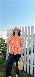 纯苎连衣裙小衫裤子裙子衬衣 时尚风 风淑女风休闲风，女装连衣裙，川哲