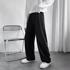 男春季休闲时尚潮流魔术贴直筒西裤D00013，男装西裤，星座1116-2