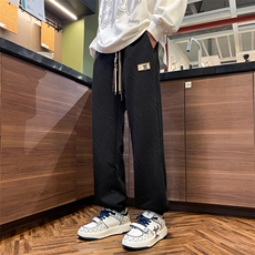 秋冬新款潮牌oversize休闲卫裤男款高街直筒运动长裤K7577-P40，男装休闲裤，星座512-3