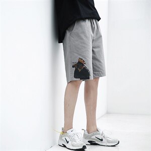 A003-HK7015-P40 夏装男士时尚印花个性潮流休闲短裤 港风图片