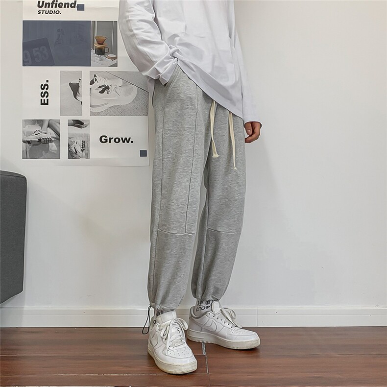 @秋季新品潮牌自制韩版休闲卫裤2078/P50限69,男装休闲裤,电商B350