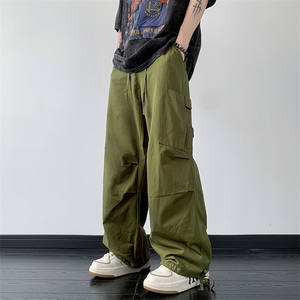 B221 美式ins街头hiphop宽松工装休闲裤子 LK23122-P65 控88图片
