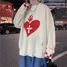 毛衣男韩版潮流宽松圆领毛衣MY5021P45，男装针织衫/毛衣，星座1116-2