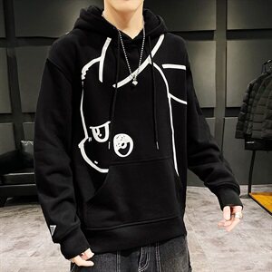 【】A003-HW3081-P55冬装新款加绒连帽男士卫衣 家乐图片