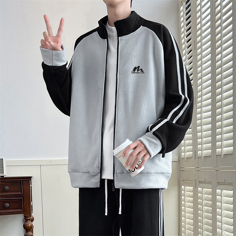 春季现货开杉宽松套头半高领卫衣男DSA157B-W5861-P55,男装卫衣,电商A157B