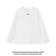 305G重磅韩版宽松垫肩重磅长袖T恤解构卫衣男女打底衫W93-P65,女装T恤,电商B245A, 305G重磅韩版宽松垫肩重磅长袖T恤解构卫衣男女打底衫W93-P65,女装T恤,电商B245A,