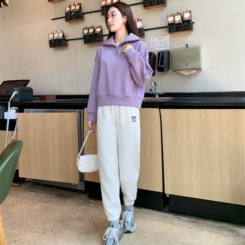 秋冬百搭卫衣女装2025年新款慵懒风小个子减龄漂亮洋气宽松上衣服图片