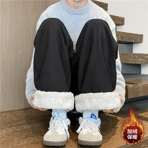 抖音品质防风防寒设计感百搭加绒休闲裤B315-K25895JR-特p40控78图片
