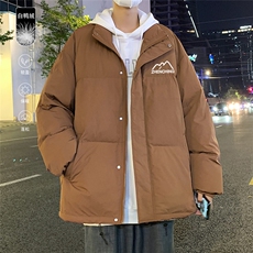 港风冬季新款时尚百搭立领白鸭绒羽绒服YR6185P195控258，男装羽绒服，电商A268A