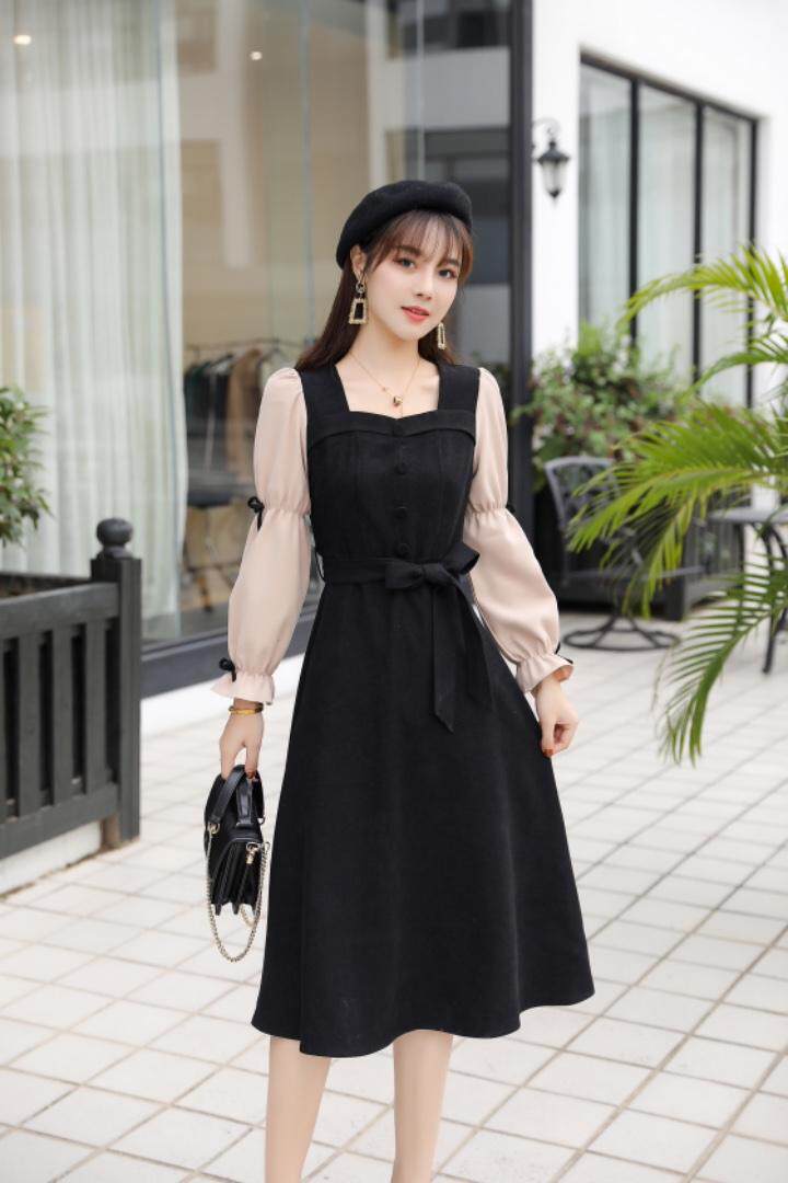 【现货】新款秋装，淑女甜美连衣裙，女装连衣裙，欣卓越