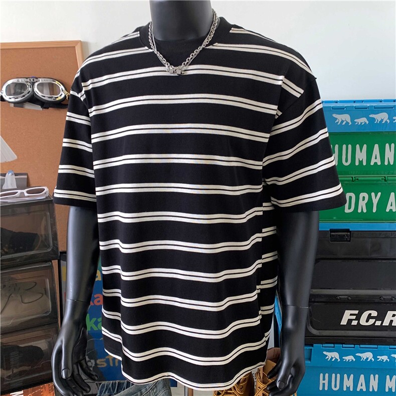 拼接条纹设计感外套男 cp131-特p35图片