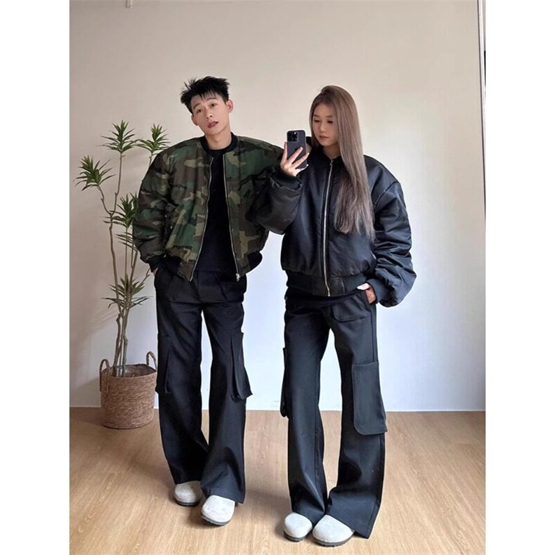 【有货】双面穿bomber夹克飞行员棉服外套MY9023特P100,男装夹克,星座908-1