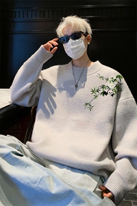 高质量！秋冬季半高领毛衣男加绒加厚线衣男针织衫男MY215-特p38图片