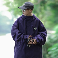 2024冲锋衣外套男春秋潮牌户外机能工装男生风衣夹克W5291-P65，男装夹克，星座412-2