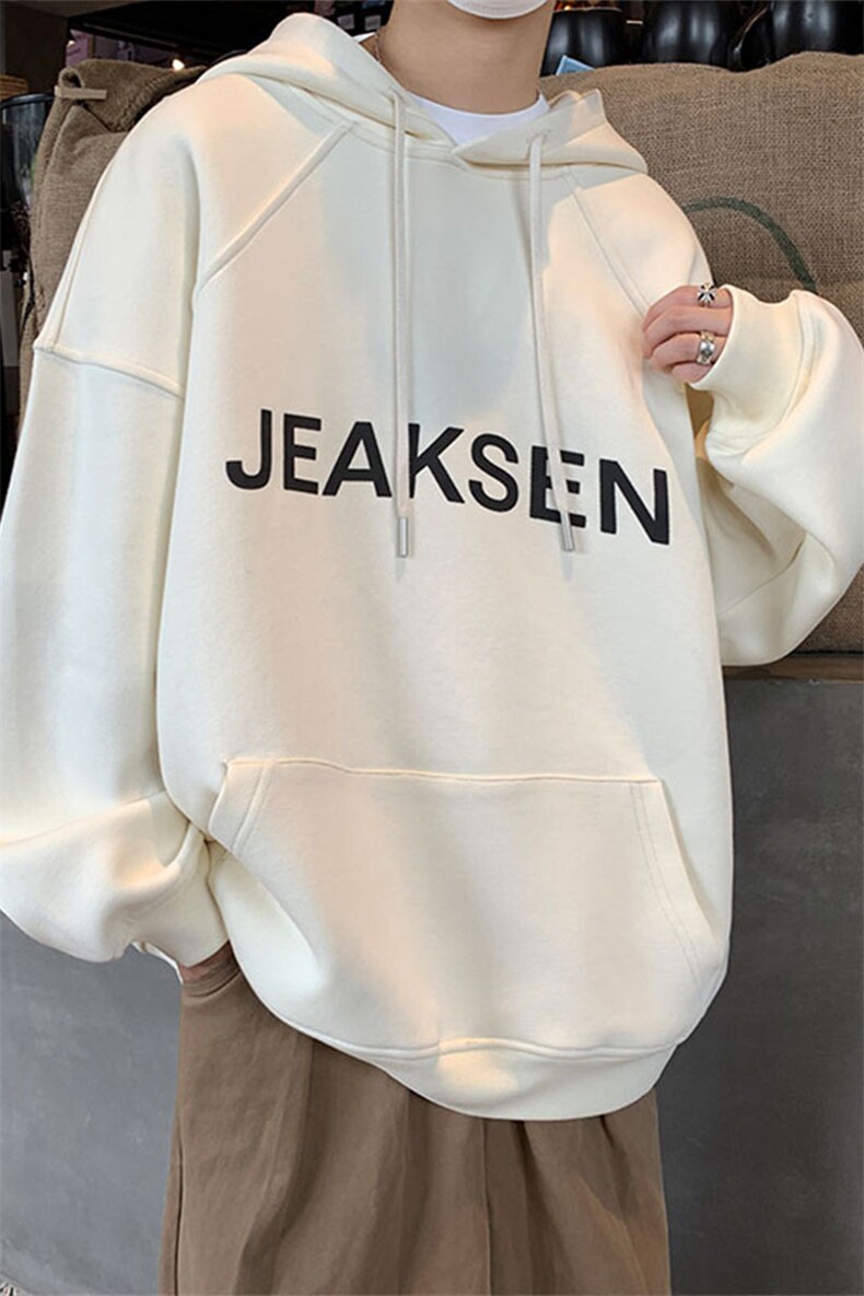 卫衣男春秋季连帽重磅潮牌高街复古情侣外套-JK22301-P65控78,男装卫衣,星座605(原A050)
