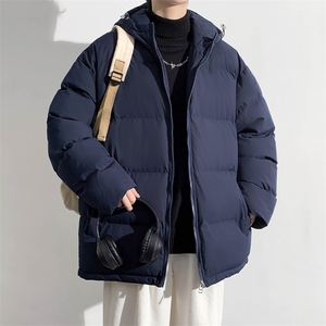 冬上新青少年加棉加厚棉服潮休闲百搭连帽棉衣外套男女9979-P80