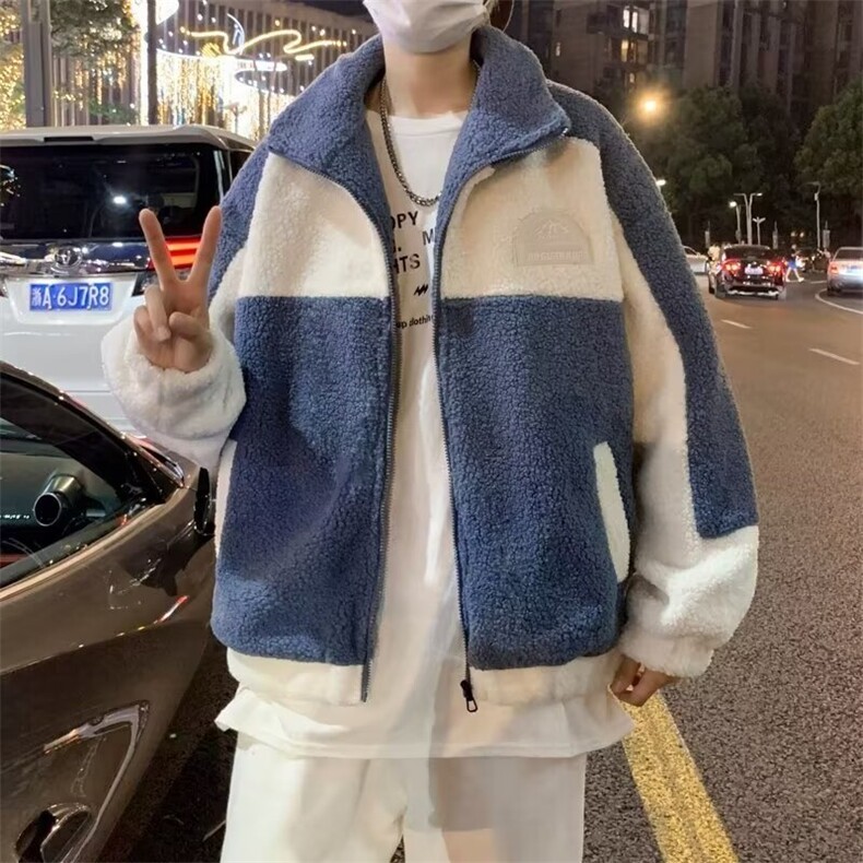 羊羔绒外套男冬装棉衣男士棉服男款羊羔毛棉袄潮男生型SK510/P48,男装棉衣,星座506