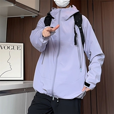JK5008/P65秋装新款个性软壳冲锋衣夹克男潮上衣外套，男装夹克，电商A141