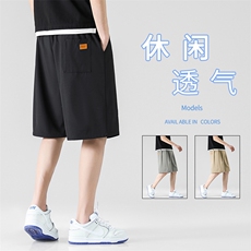 冰丝清爽速干垂顺休闲百搭舒适外穿短裤DK509-特批17，男装休闲裤，星座718-1