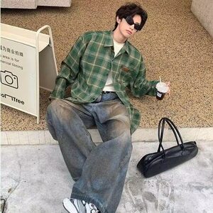 1506A/G30190/P36男生春秋款百搭痞帅衬衣外套1图片