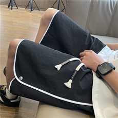 夏季新款速干百搭按扣设计宽松休闲五分裤B315-K24148-特p30控58，男装牛仔裤，电商B315