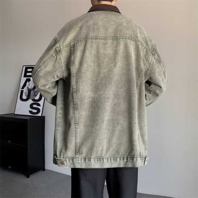 2024春款皮领牛仔外套RJ03P70,男装夹克,星座1116-2