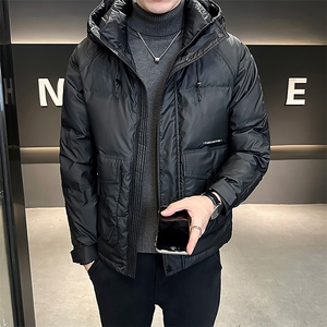 B353 3436 P195 黑2025年连帽冬季新款男加厚保暖防寒服三防面料图片