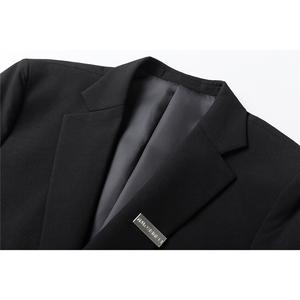 金属搭扣大码M-5XL西服男成分 96%聚酯纤维4%氨纶XF78126P95控148图片