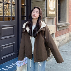 2025秋冬新款休闲连帽羽绒服外套90白鸭绒2B154-WT505-P275-k398，女装羽绒服，2B154